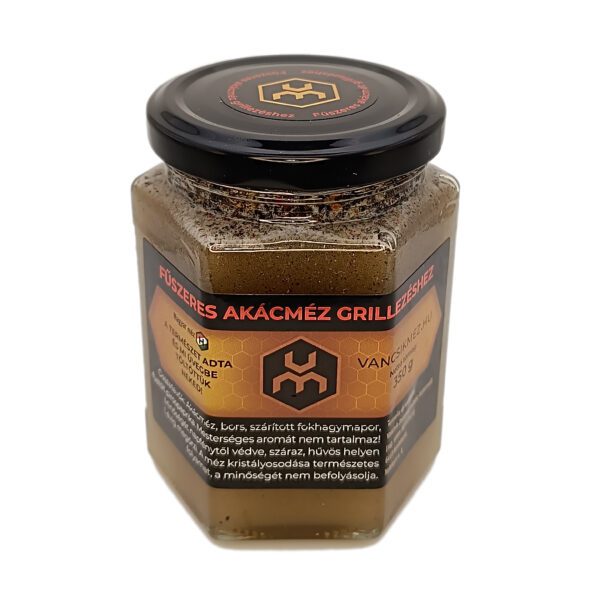 Fűszeres akácméz grillezéshez