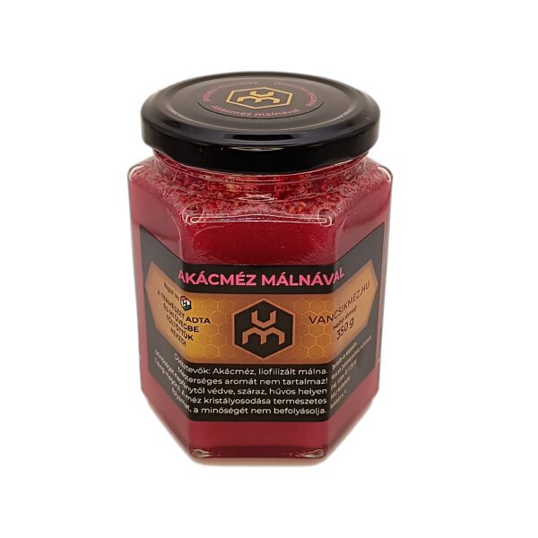 Akácméz málnával